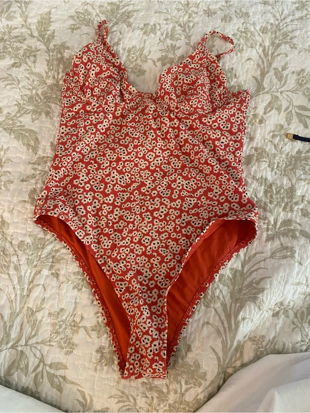 Thrills Red Floral One-Piece Swimsuit
